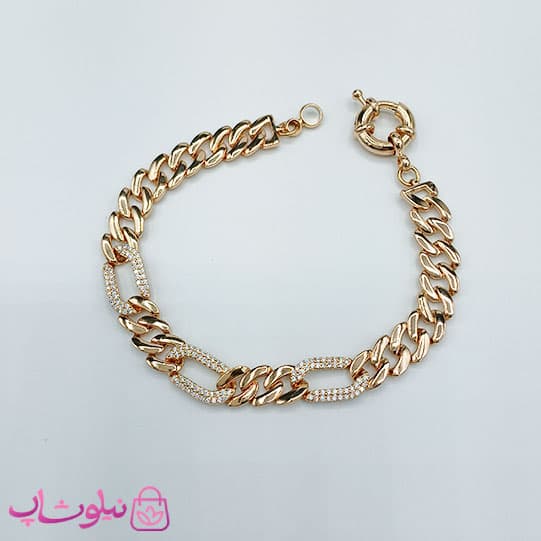 دستبند زنانه ژوپینگ مدل Figaro کد 5491