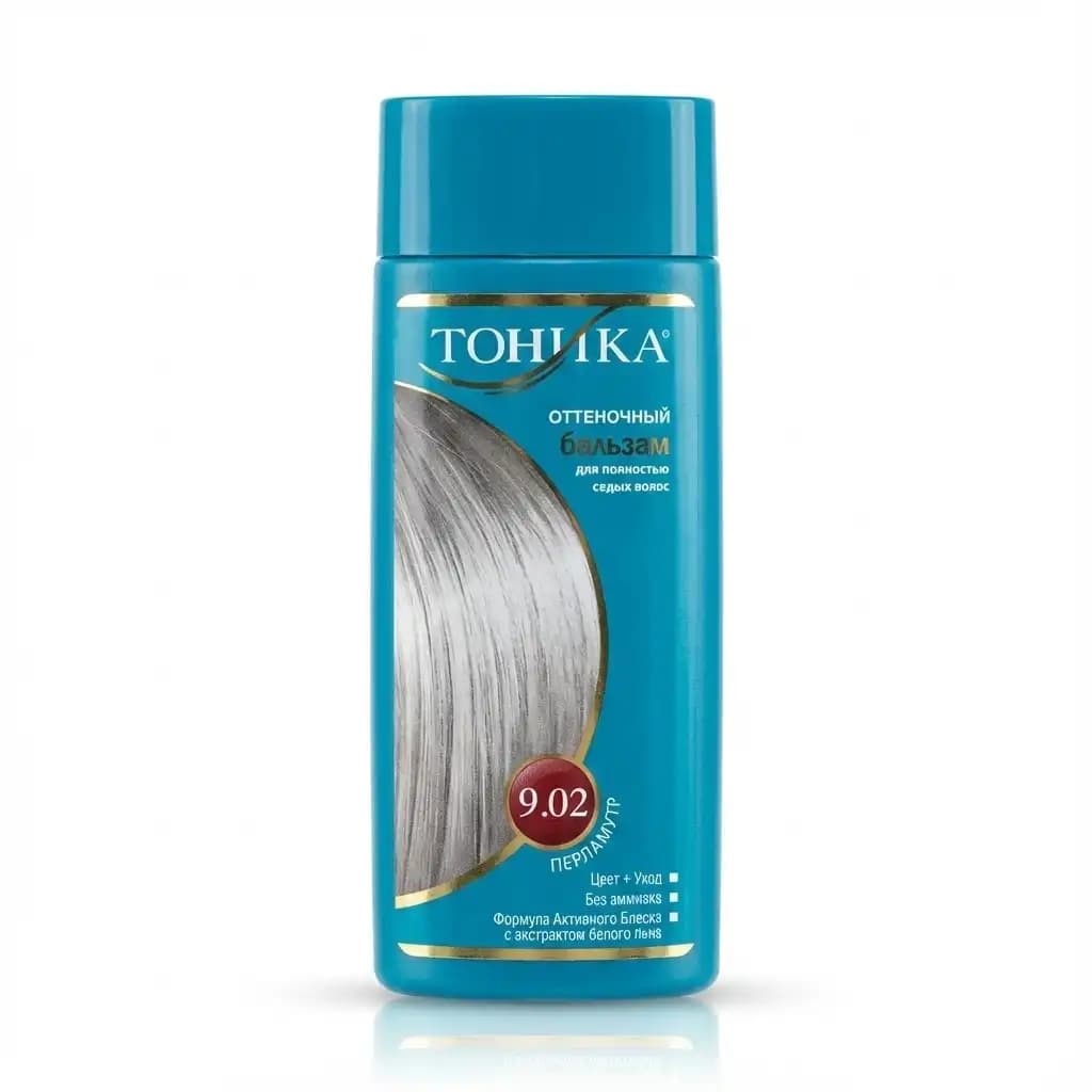 شامپو رنگساژ تونیکا ТОНИКА شماره 9.02 مرواریدی (Pearl) ایرانی حجم ۱۵۰ میلی لیتری
