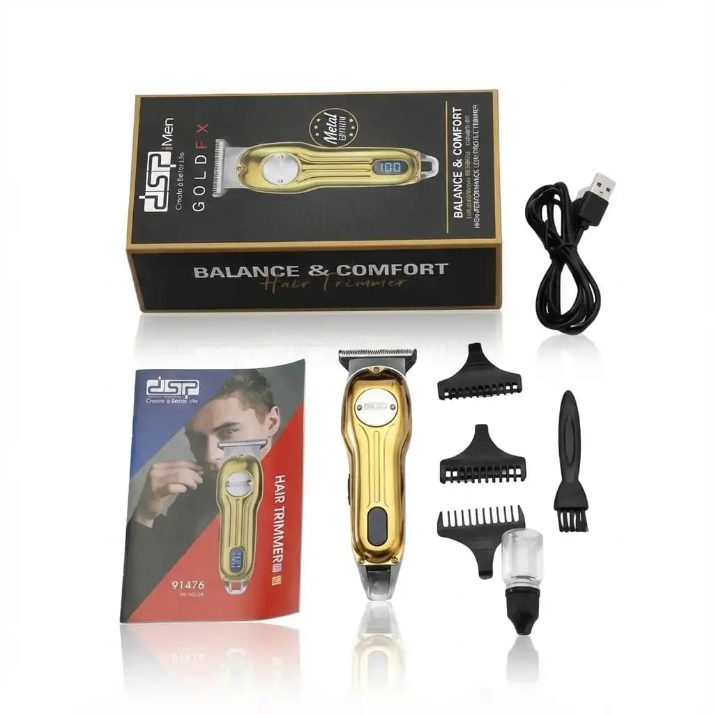 ماشین اصلاح و خط زن تمام فلزی دی اس پی (DSP) مدل 91476 — تصویر ۴