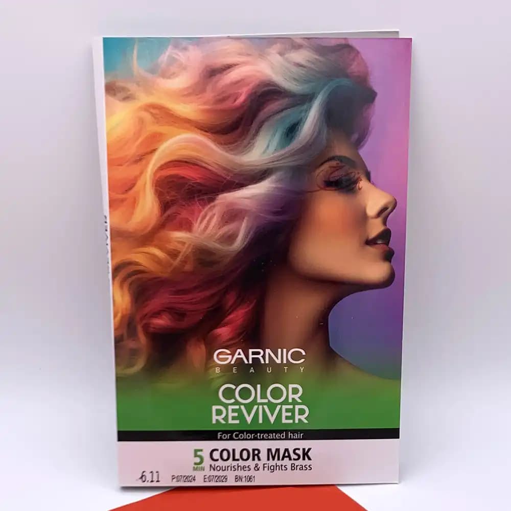 ساشه رنگ موی گارنیک Garnic شماره 6.11 رنگ آبی Blue کلاسیک و فانتزی بدون آمونیاک حجم 30 میلی لیتری