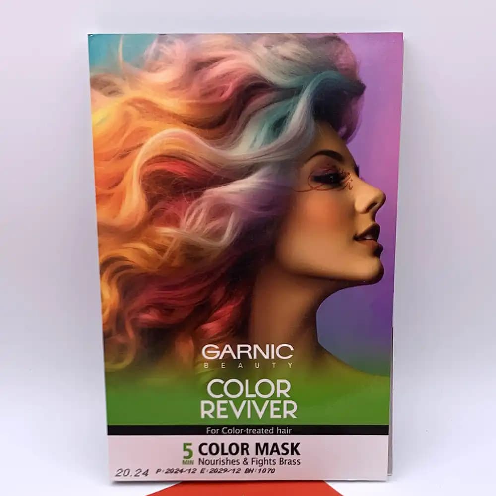 ساشه رنگ موی گارنیک Garnic شماره 20.24 رنگ صورتی زردآلویی (هلویی) Apricot Crush بدون آمونیاک حجم 30 میلی لیتری