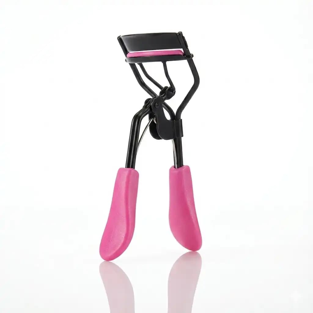 فرمژه حرفه‌ای فیشر Fishier مدل قاشقی (Square T7) فنردار با بدنه مشکی و پد سیلیکونی — تصویر ۳