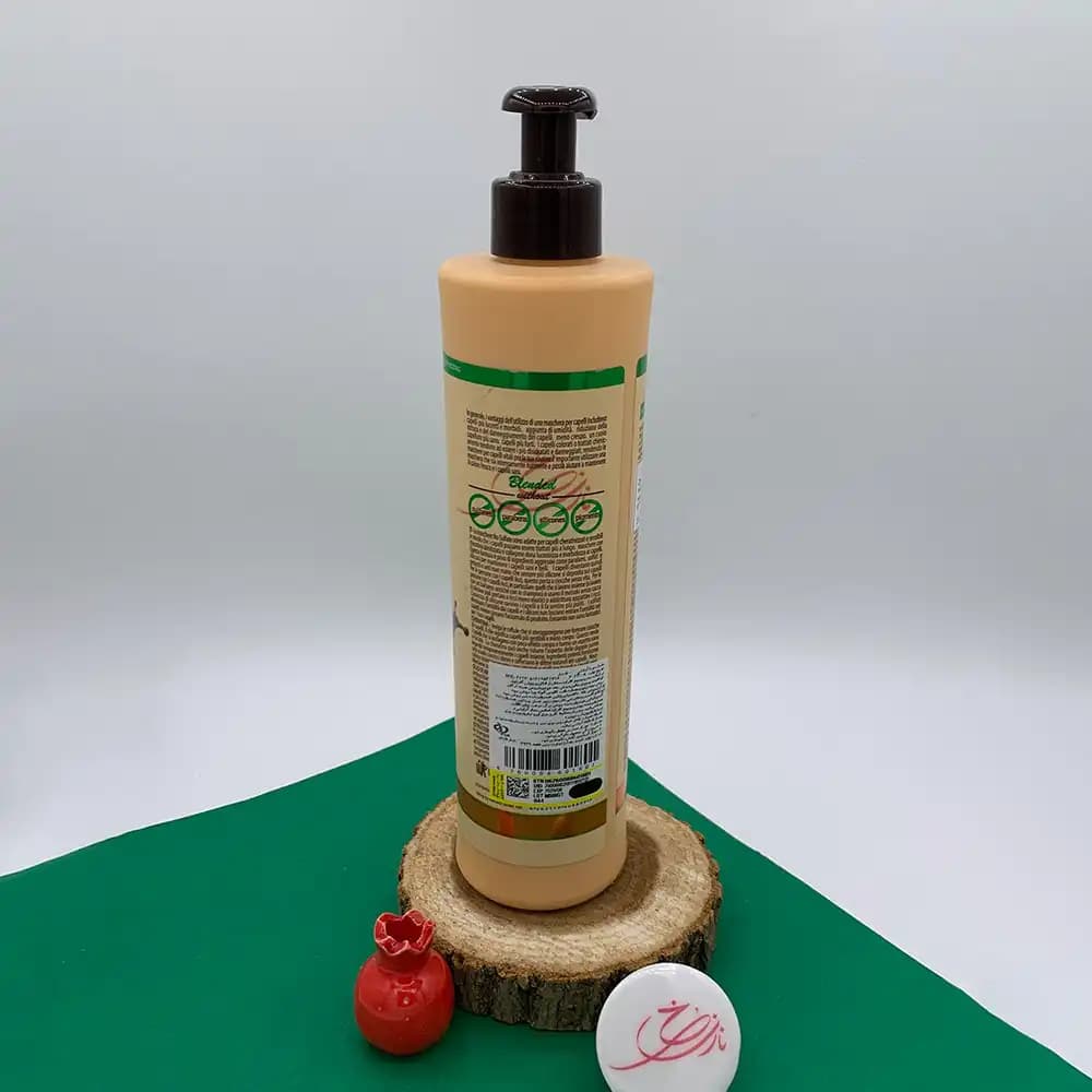 ماسک موی با آبکشی گارنیک GARNIC مدل Tonic Blends بدون سولفات، حاوی آرگان و شکلات حجم 500 میلی لیتر — تصویر ۲