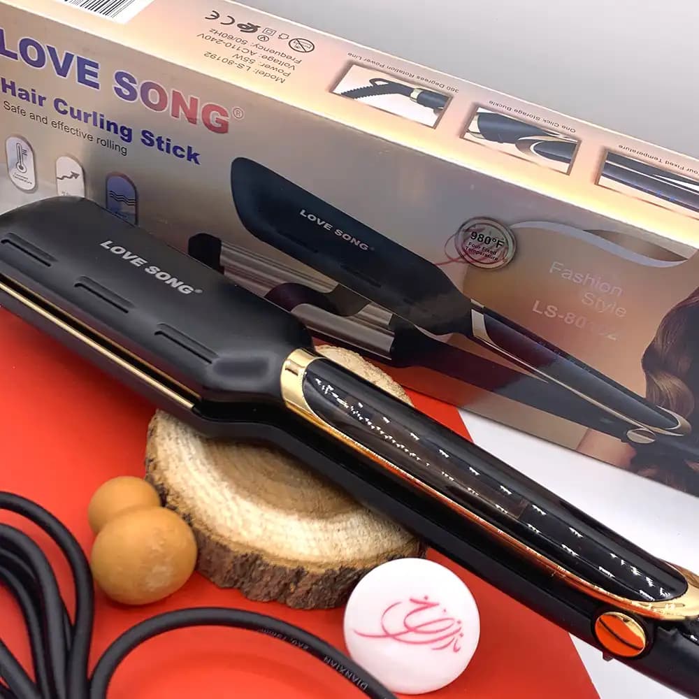 دستگاه فر کننده و حالت دهنده مو لاو سانگ (LOVE SONG) مدل LS-80192 – طراحی ارگونومیک با گرمایش بالا — تصویر ۲
