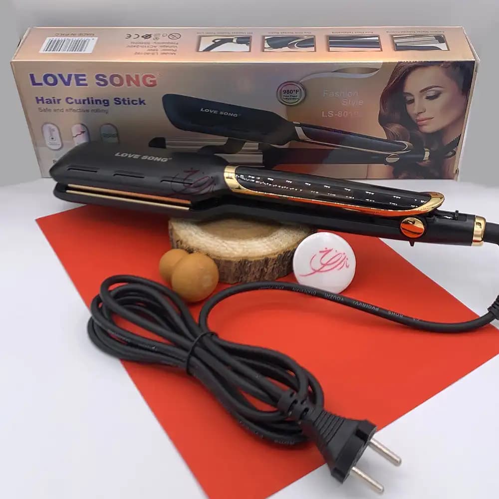 دستگاه فر کننده و حالت دهنده مو لاو سانگ (LOVE SONG) مدل LS-80192 – طراحی ارگونومیک با گرمایش بالا