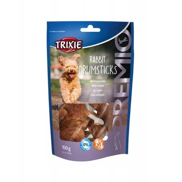 تشویقی سگ مدل استخوان دورپیچ خرگوش 100 گرمی تریکسی (trixie)