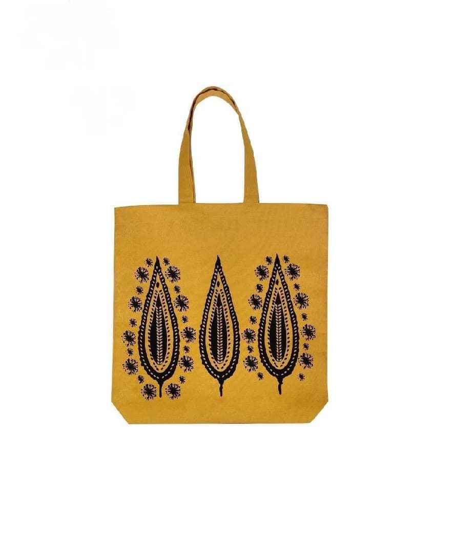 ساک هدیه پارچه ای گوشه طرح سرو