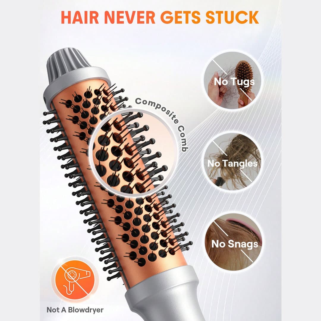 برس پیچ حرارتی شیگلم مدل It-Curl سایز 32 میلی متر — تصویر ۳