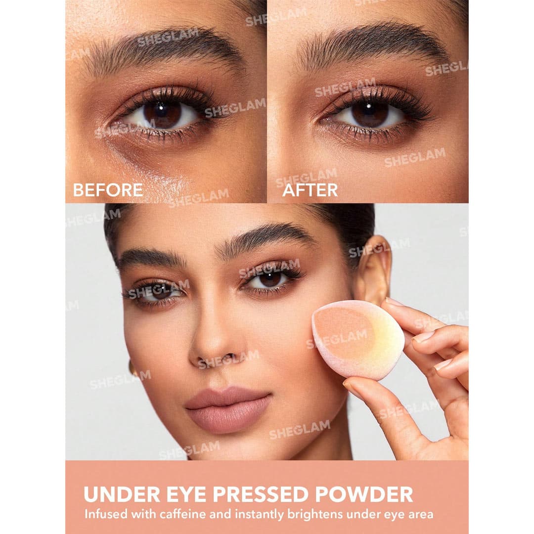 پودر فیکس دو کاره صورت و زیر چشم شیگلم مدل Insta-Ready رنگ Natural Linen — تصویر ۴