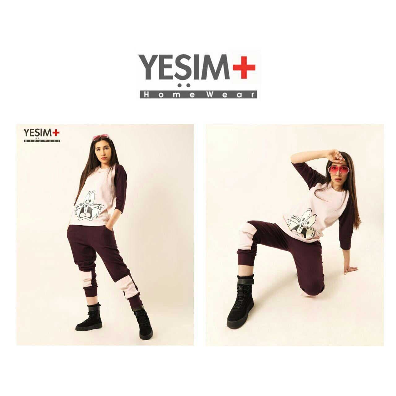 ست ورزشی تیشرت شلوار اسلش یشیم SH.33547 — تصویر ۳