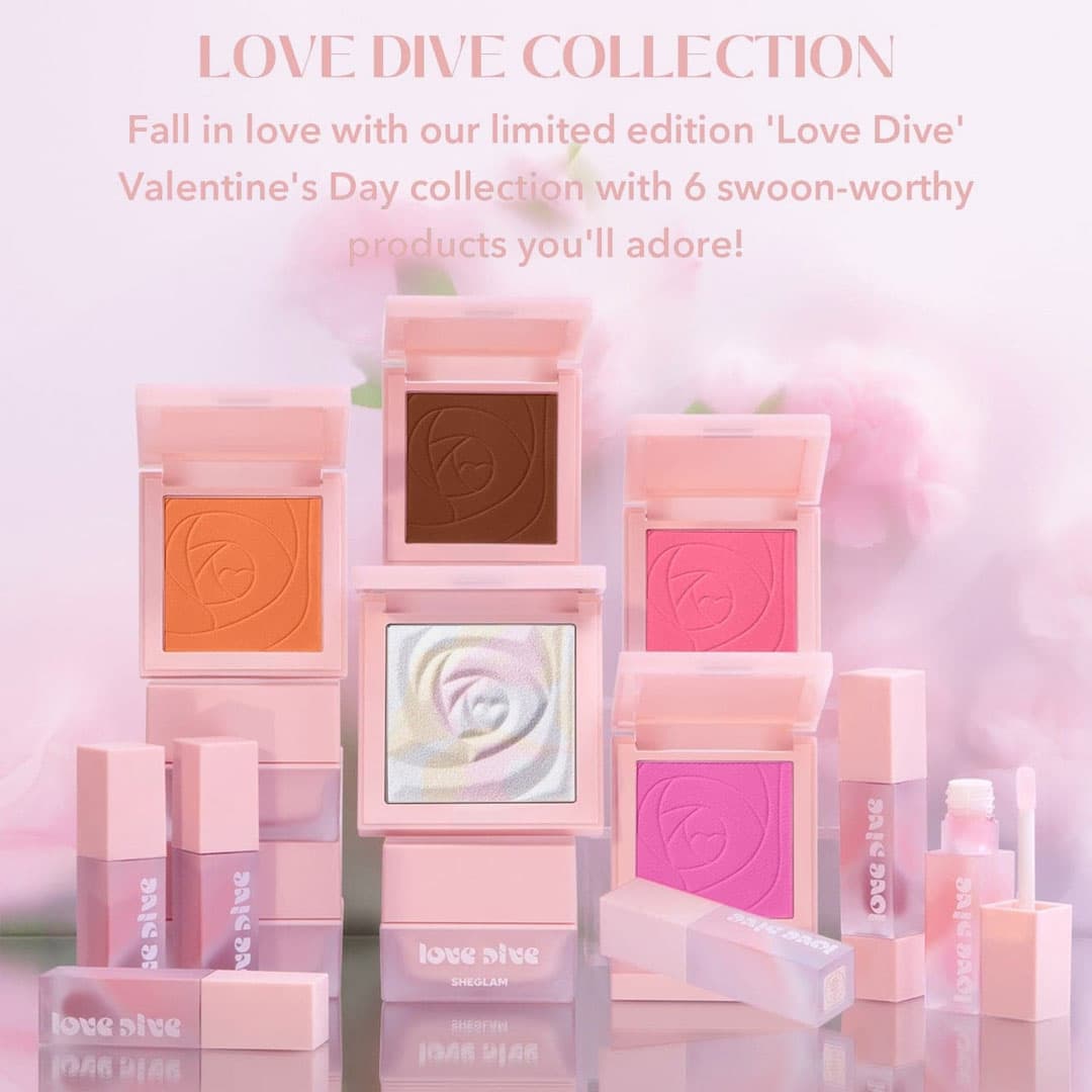 رژ گونه پودری شیگلم مدل Love Dive Tender Heart رنگ Dont pink twice — تصویر ۷