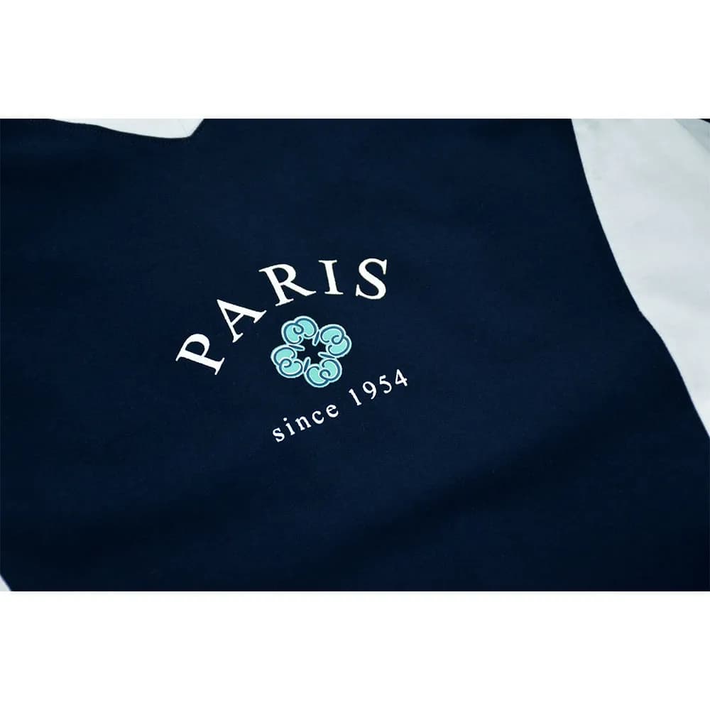 تیشرت اسپرت زنانه طرح paris جنس پنبه یقه گرد تک سایز — تصویر ۵