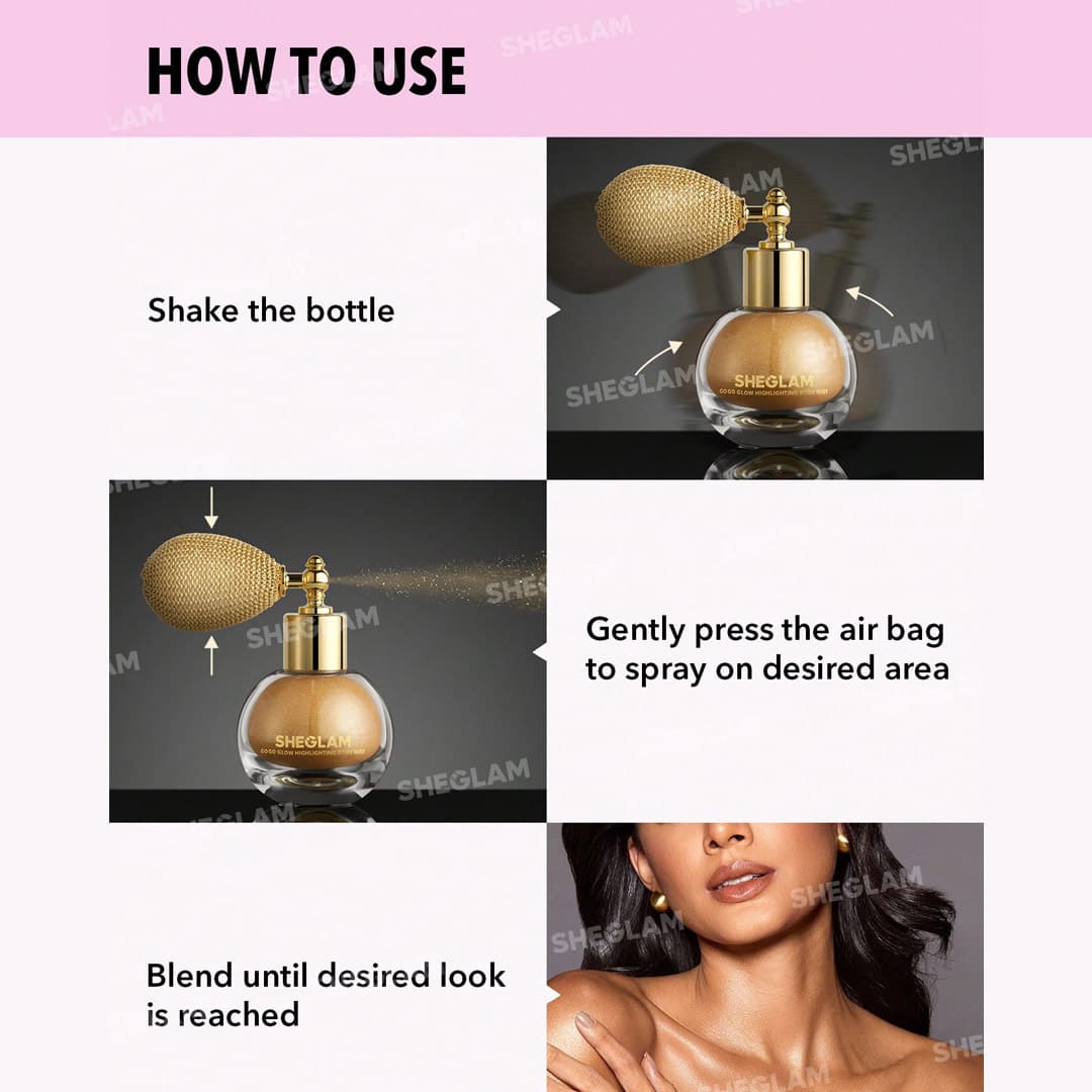 هایلایتر بدن شیگلم مدل Go Go Glow رنگ Frosted Opal — تصویر ۲