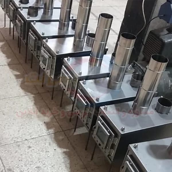 بخاری هیزمی استیل سفری مجیکمپ مدل کلاسیک — تصویر ۴