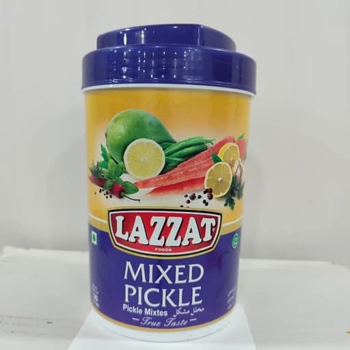 ترشی انبه مخلوط روغنی لذت LAZZAT یک کیلوگرمی