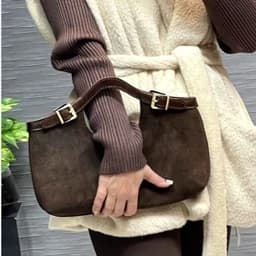 کیف دستی زنانه مدل تارا چرم طبیعی بزی دستدوز برند اس تی — تصویر ۲
