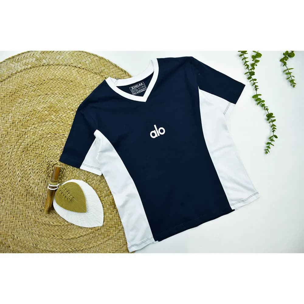 تیشرت اسپرت زنانه یقه گرد پنبه ای کد 11531 — تصویر ۵