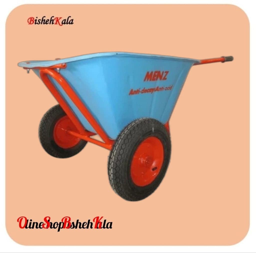 فرغون صنعتی دو چرخ مخصوص چرم و کاغذ کد(9)