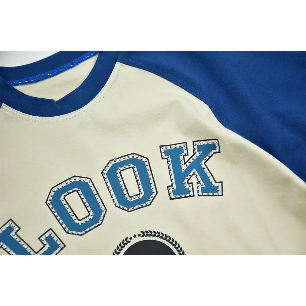 تیشرت پسرانه یقه گرد پنبهای طرح LOOK کد 11374 — تصویر ۲