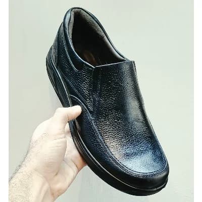 کفش مردانه بزرگپا طبی چرم طبیعی گاو راحتی کلاسیک روزمره تبریز حراج فصل بی بند ارسال از کفش طبی پارت