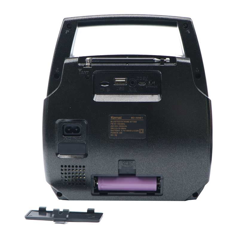 اسپیکر رادیویی بلوتوثی رم و فلش خور Kemai MD-509BT — تصویر ۵