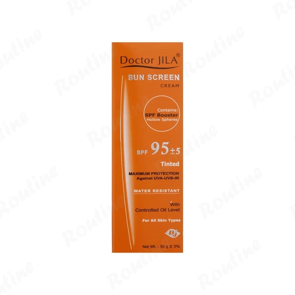 کرم ضد آفتاب رنگی SPF95 انواع پوست دکتر ژیلا — تصویر ۳