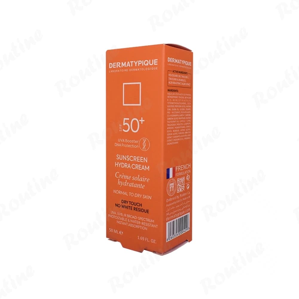 کرم ضد آفتاب SPF50 بی‌رنگ پوست خشک درماتیپیک — تصویر ۲