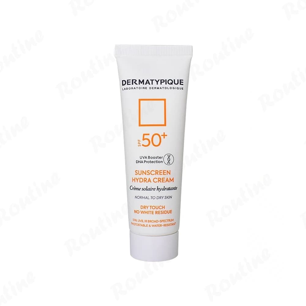 کرم ضد آفتاب SPF50 بی‌رنگ پوست خشک درماتیپیک
