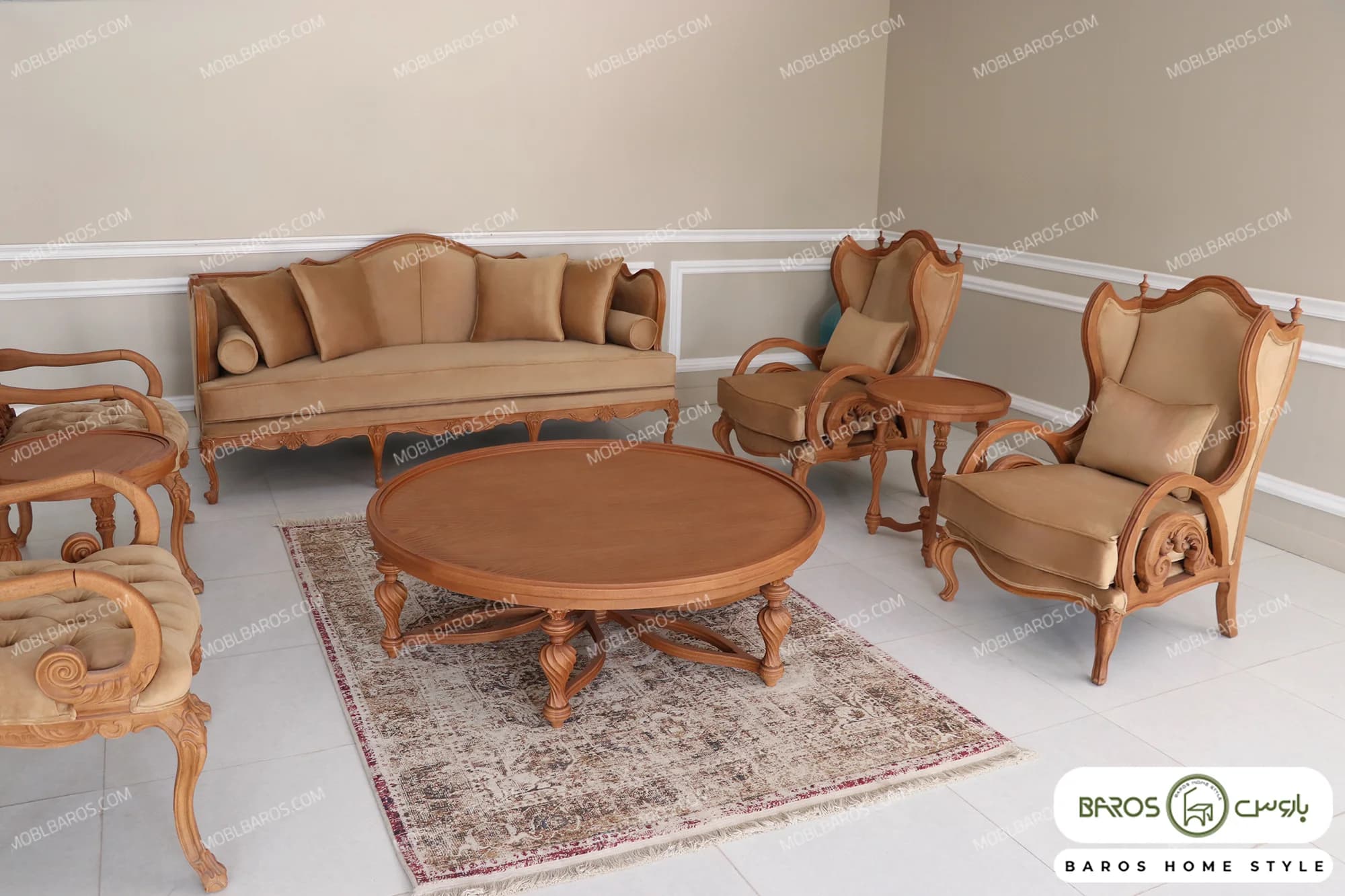 ست مبلمان کینگ کویین کد ۱۰ — تصویر ۲