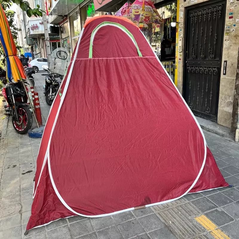 چادر مسافرتی فنری 6 نفره جنس برنو سفارشی دوز با فیلم — تصویر ۴