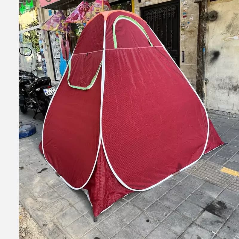چادر مسافرتی فنری 6 نفره جنس برنو سفارشی دوز با فیلم — تصویر ۶