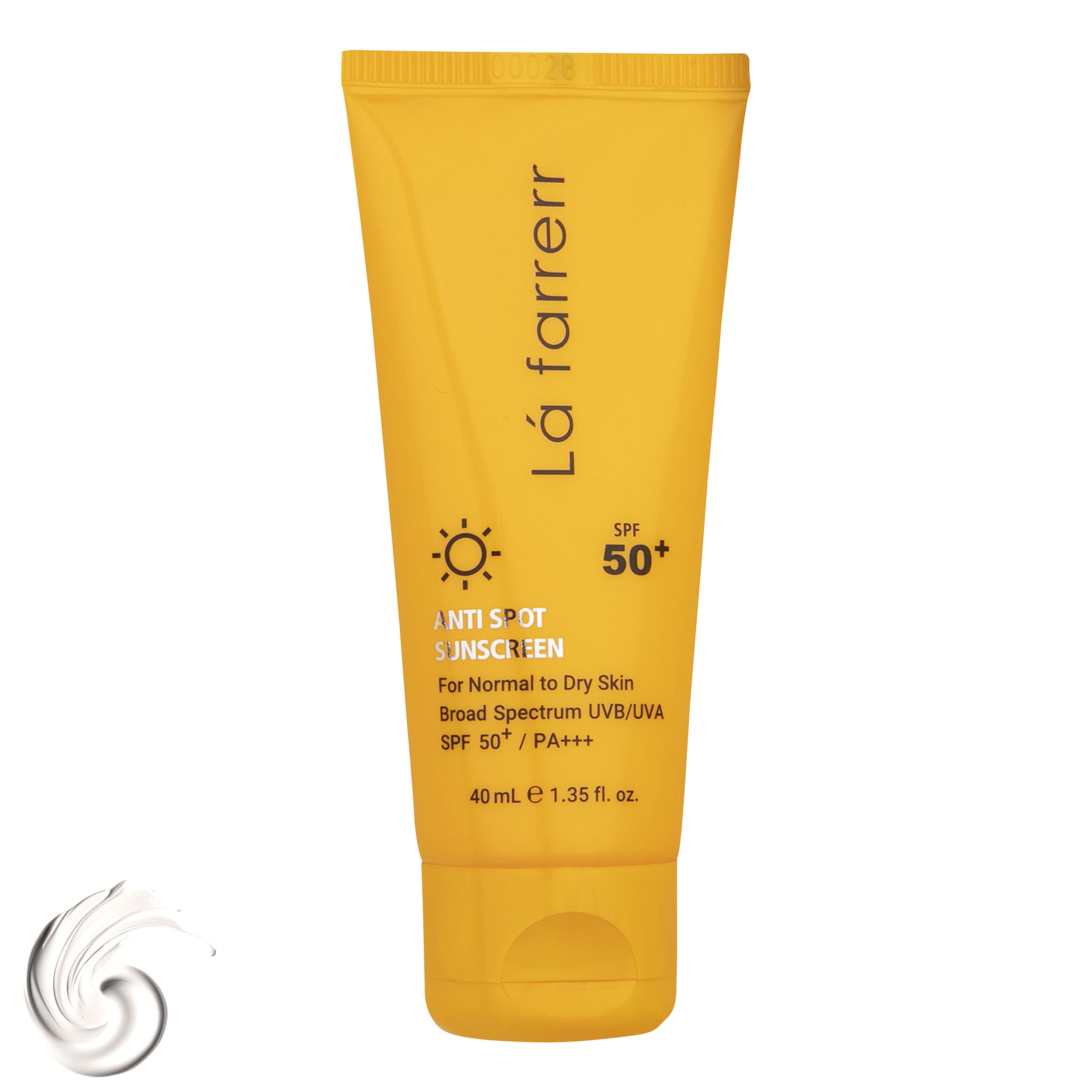 کرم ضدآفتاب و ضدلک بی‌رنگ لافارر SPF50، مناسب پوست‌های خشک و معمولی، حجم 40 میلی‌لیتر