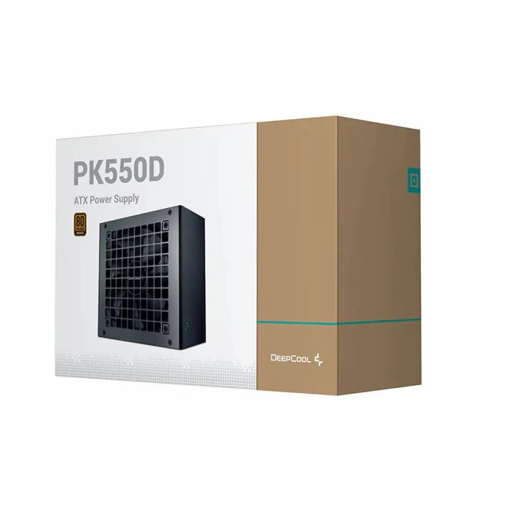 منبع تغذیه کامپیوتر دیپ کول مدل DEEPCOOL PK550D 550W 80 PLUS BRONZE کارکرده