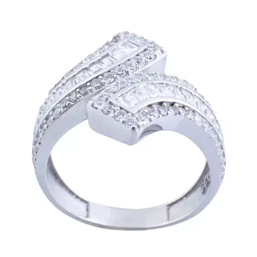 انگشتر نقره زنانه آمیتیس مدل کارما AMT-R120