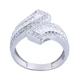 انگشتر نقره زنانه آمیتیس مدل کارما AMT-R120 — تصویر ۲