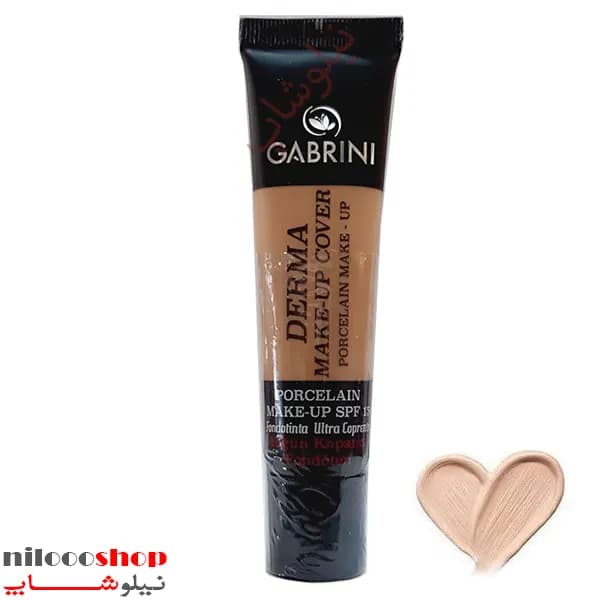 کرم پودر گابرینی مدل DERMA شماره 101 حجم 40 میلی لیتر