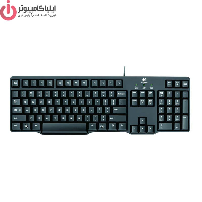 کیبورد اتصال PS2 لاجیتک مدل K100 — تصویر ۲