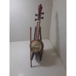 ساز کمانچه مینیاتوری سایز کوچک متریال چوبی ابعاد ارتفاع 13سانت عرض 2ونیم — تصویر ۲
