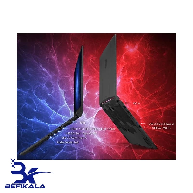 لپ تاپ ام اس ای مدل MSI KATANA 15 HX B14WFK | i9(14900HX) | 16GB | 1TB — تصویر ۵