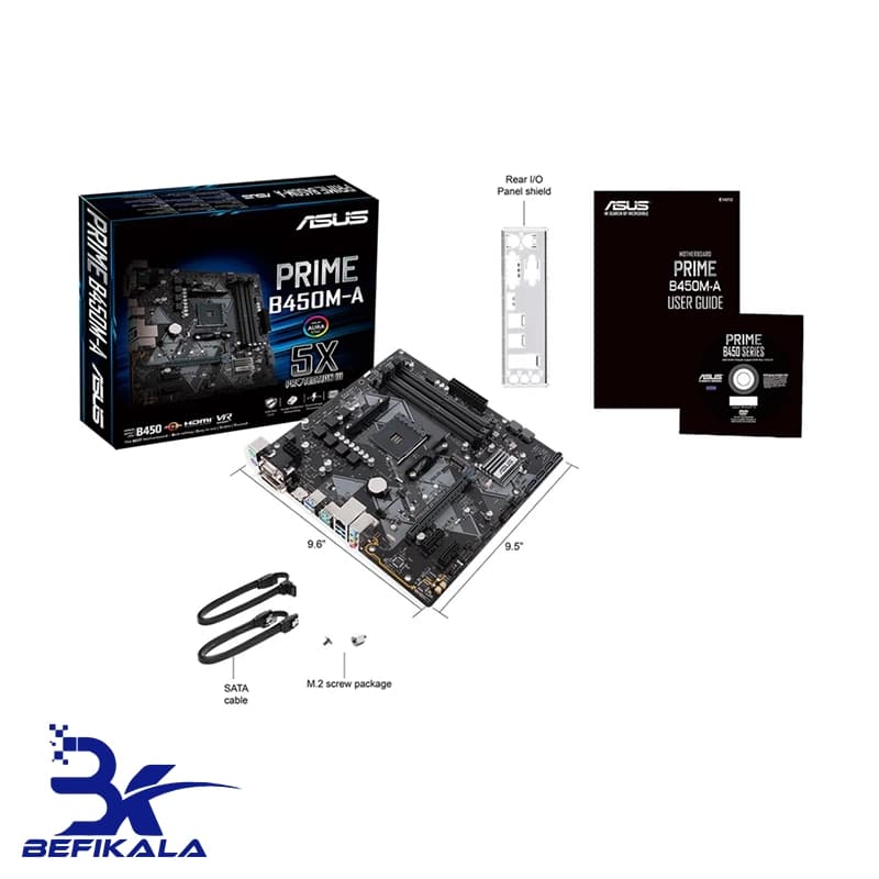 مادربرد ایسوس مدل ASUS PRIME B450 M-A II — تصویر ۵