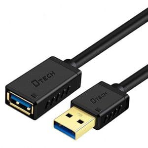 کابل افزایش USB برند DTECH ( 10 متری )