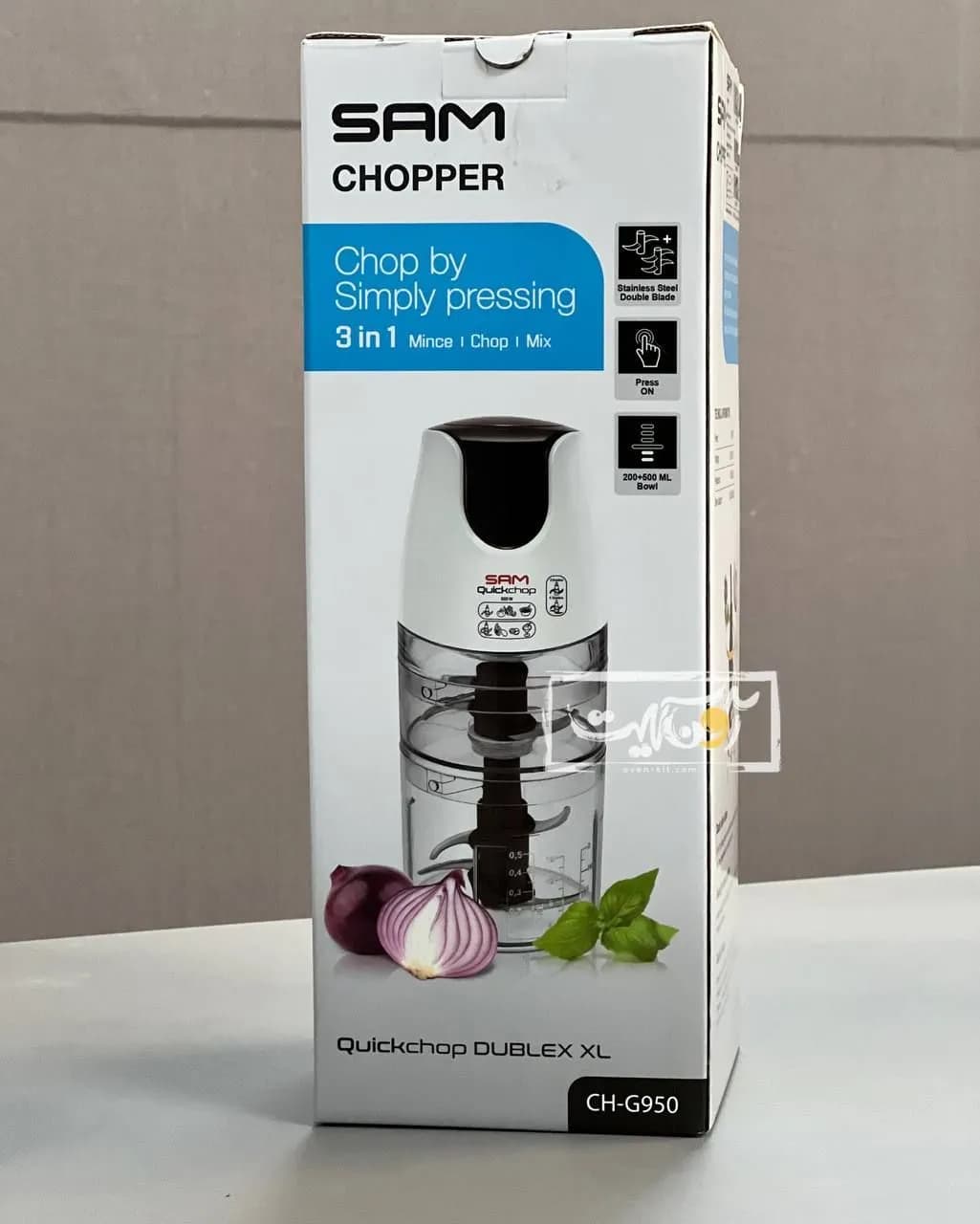 خردکن دو طبقه سام مدل CH-G950 |گارانتی رسمی سام سرویس — تصویر ۴