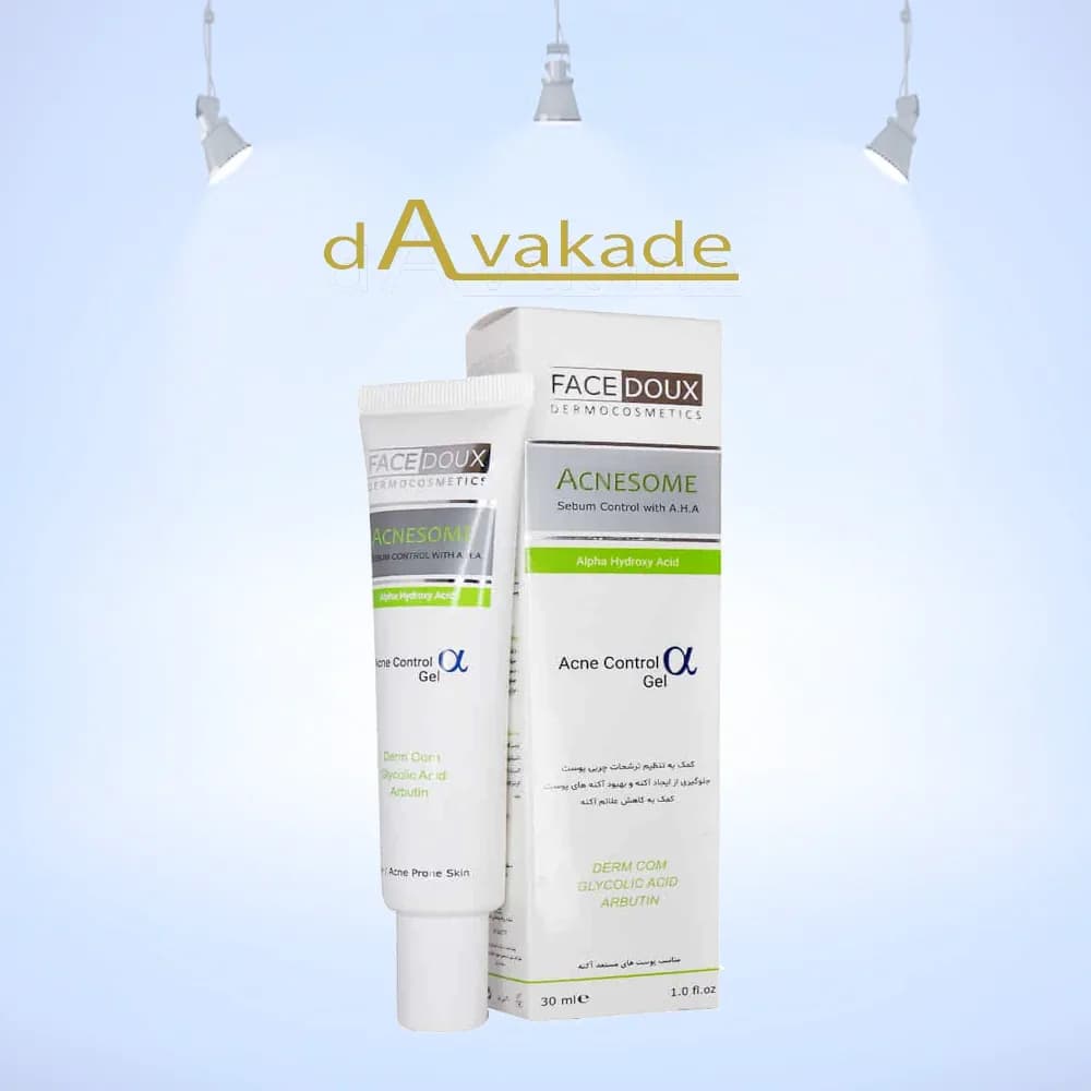 ژل کنترل کننده چربی حاوی (A.H.A) فیس دوکس Facedoux