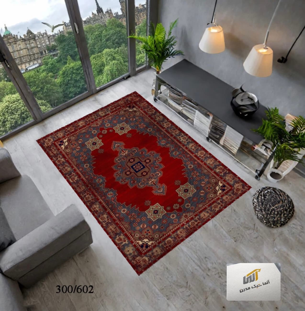 قالیچه طرح سنتی کد RUG-TRA-292