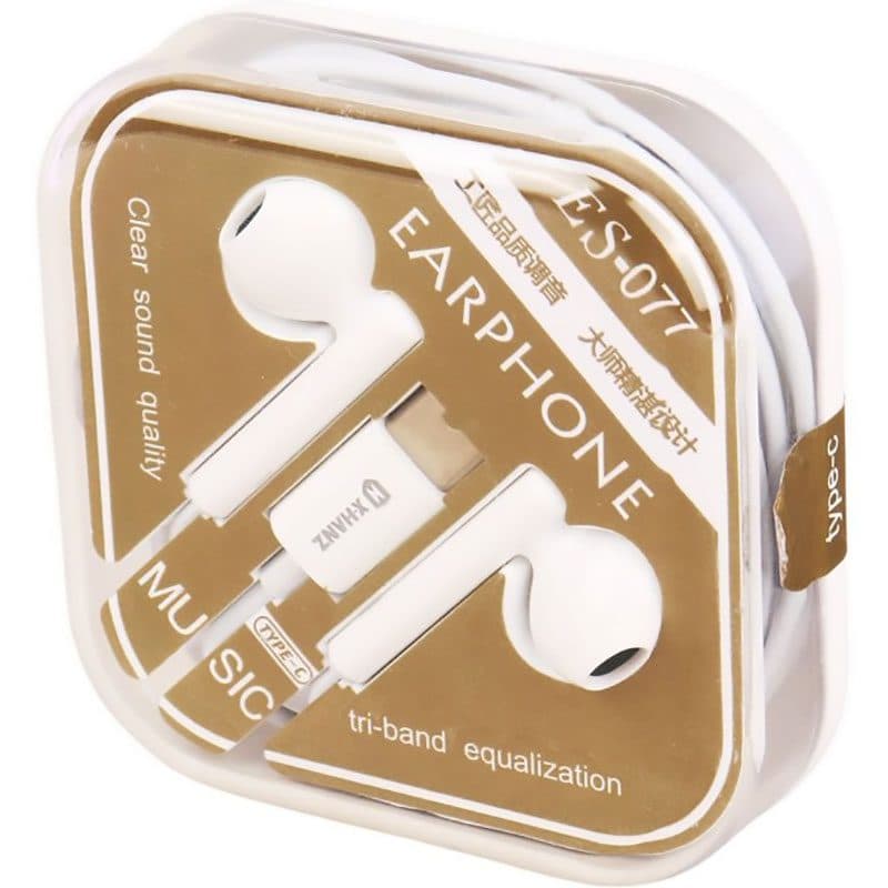 هندزفری X-Hanz HD-ES077 Type-C ا X-Hanz HD-ES077 Type-C Wired HandsFree کد 5639 — تصویر ۲
