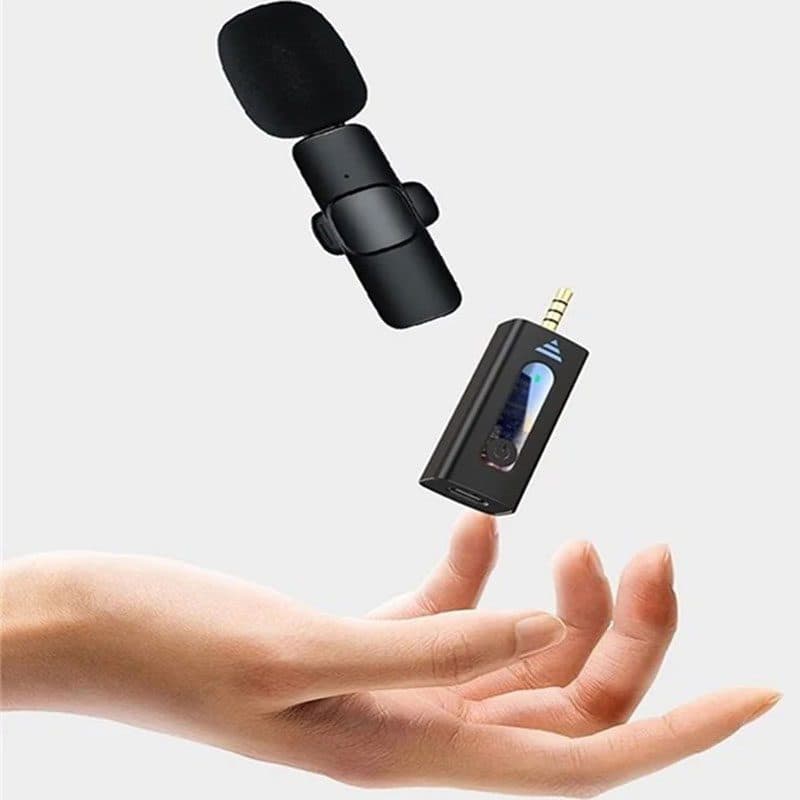 میکروفن یقه ای بی سیم مدل K35 کد 6923 — تصویر ۲