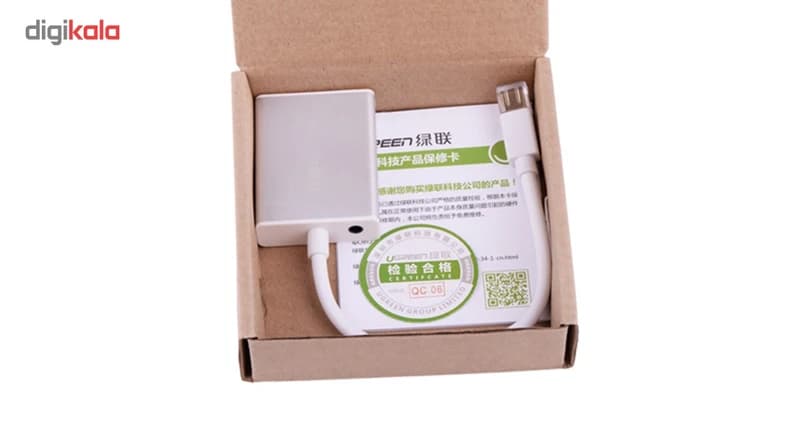 مبدل Mini DisplayPort به VGA یوگرین مدل 10437 کد K19422 — تصویر ۴