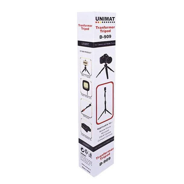 سه پایه نگهدارنده گوشی موبایل یونیمات مدل Transformer D-909 PLUS — تصویر ۲