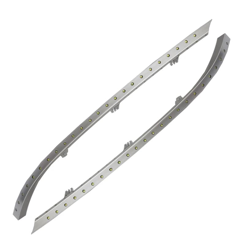 ابرویی چراغ جلو خودرو مدل NOG001 مناسب برای پژو پارس بسته 2عددی رنگ نقره ای کد K19207