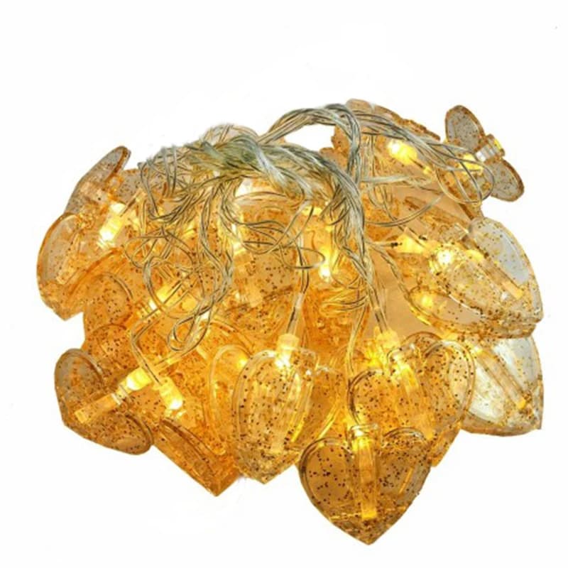ریسه ال ای دی مدل گیره ای طرح قلب اکلیل دار کد MD-115 طول 3.5 متر کد K19204